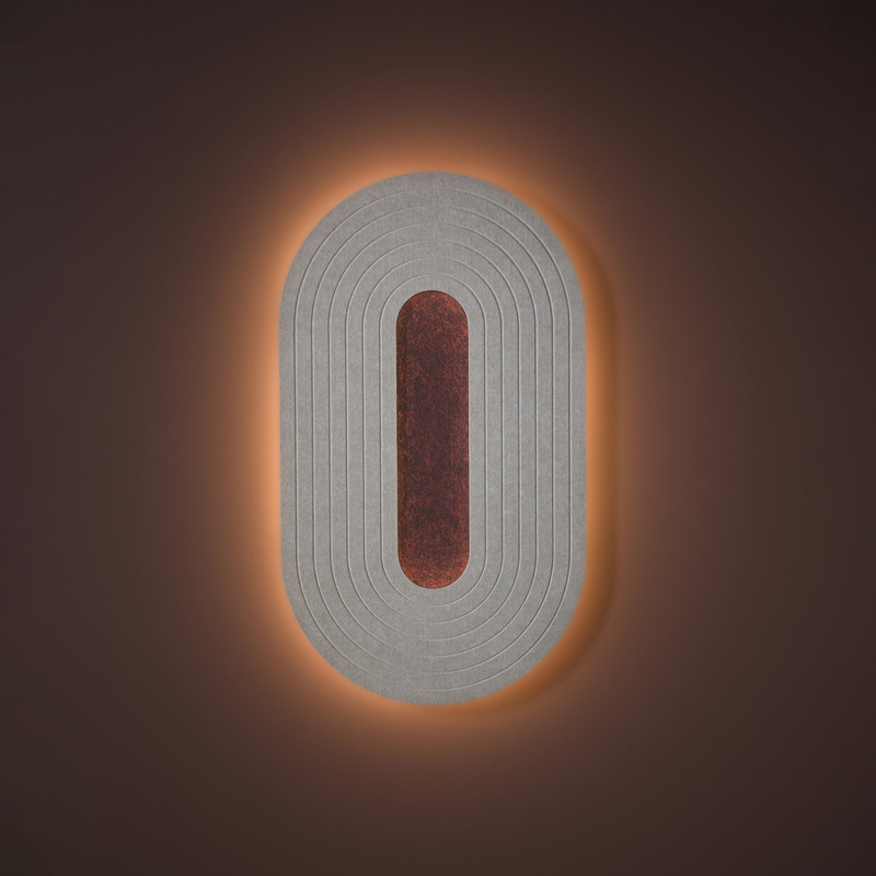LYTRO ILLUM (イルム) Lustro łazienkowe złote 70 cm z diodą LED i dotykowym